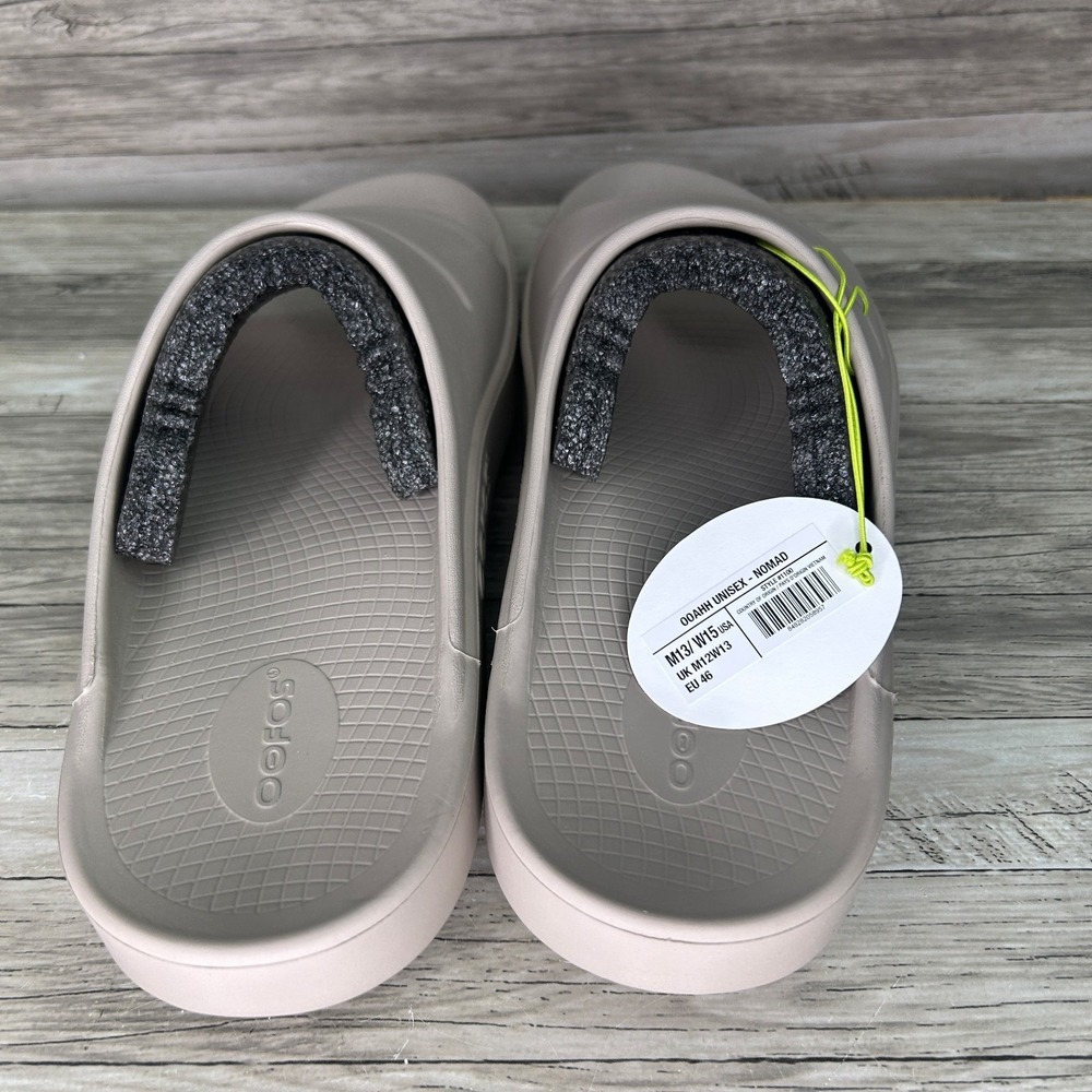 OOFOS OOahh Slide Sandal Nomad Mens 13 Womens 15 - Picture 5 of 6